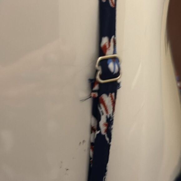 UMGEE floral red white and blue  Lennon mixed border  Maxi dress - Picture 11 of 13